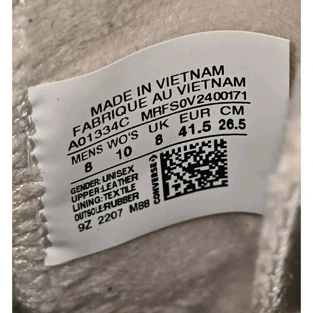Converse Chuck Taylor All Star Leather Hi Top GUC Men 8 Women 10 🤍